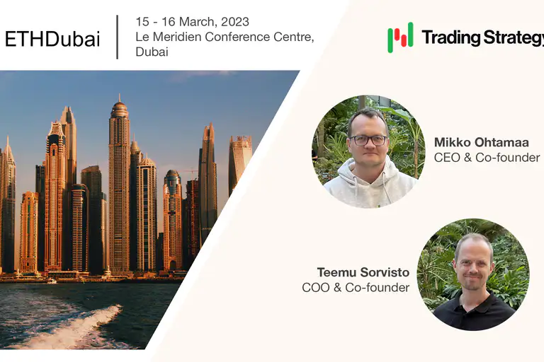 Meet Trading Strategy at ETHDubai 2023
