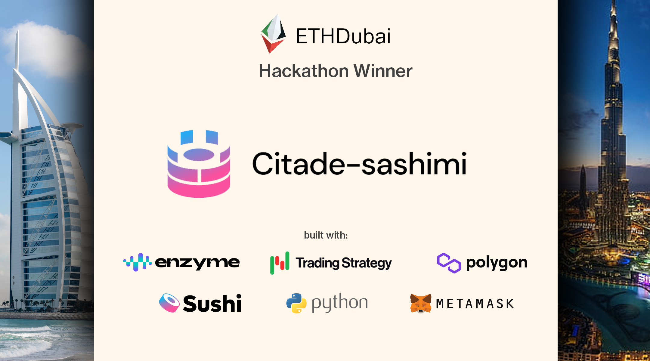 Citade-sashimi - Algorithmic trading strategies for Sushi