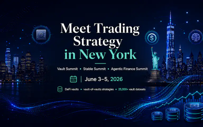 Meet Trading Strategy at Vault Summit, Stable Summit and Agentic Finance Summit in New York